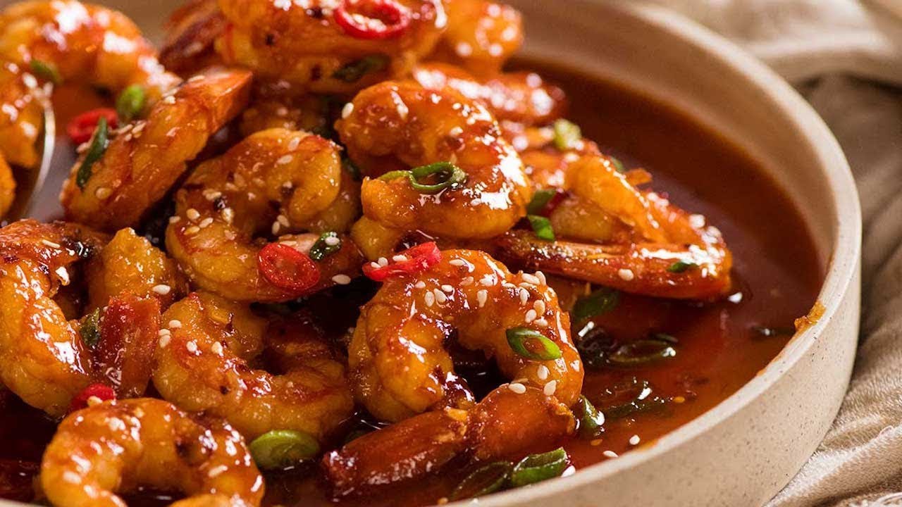 Red Chilli Prawns (S)
